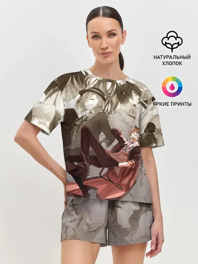 Женская пижама с шортами