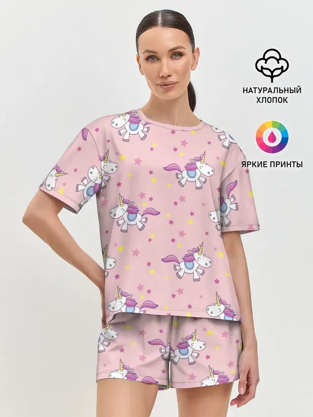 Женская пижама с шортами