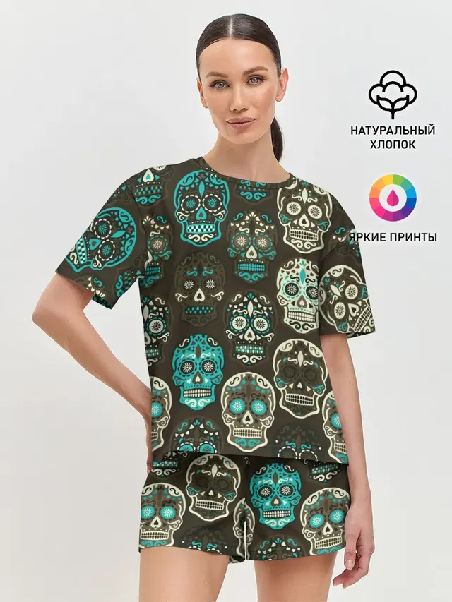 Женская пижама с шортами