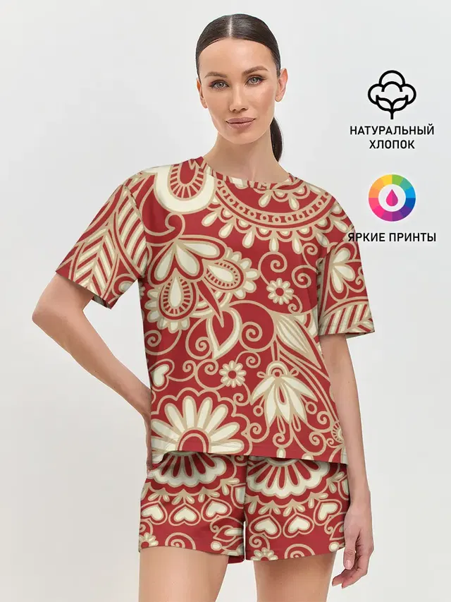 Женская пижама с шортами