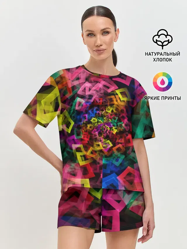Женская пижама с шортами