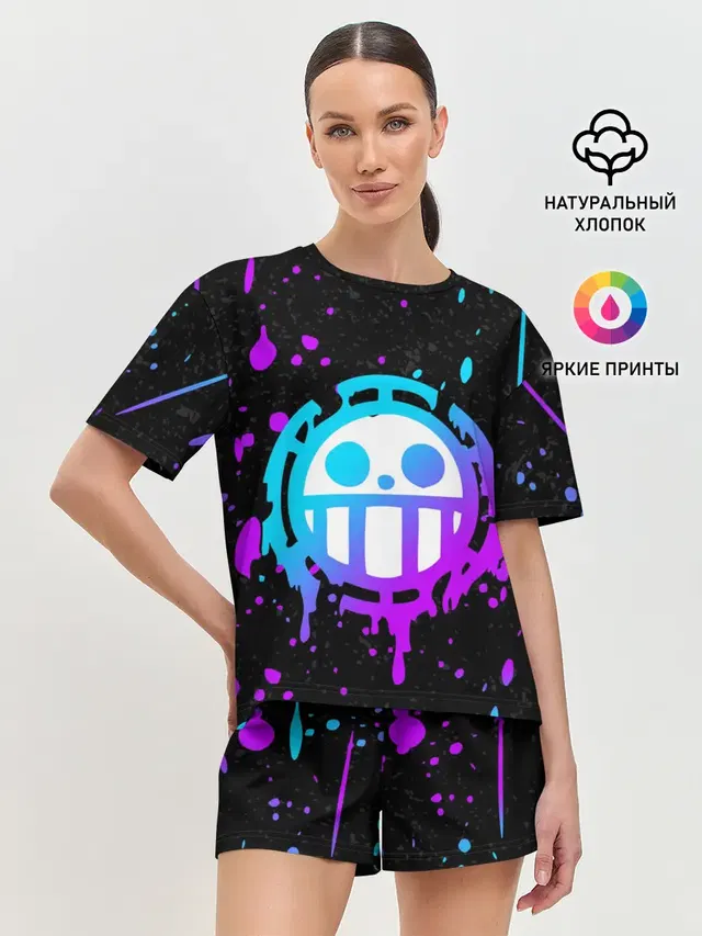 Женская пижама с шортами