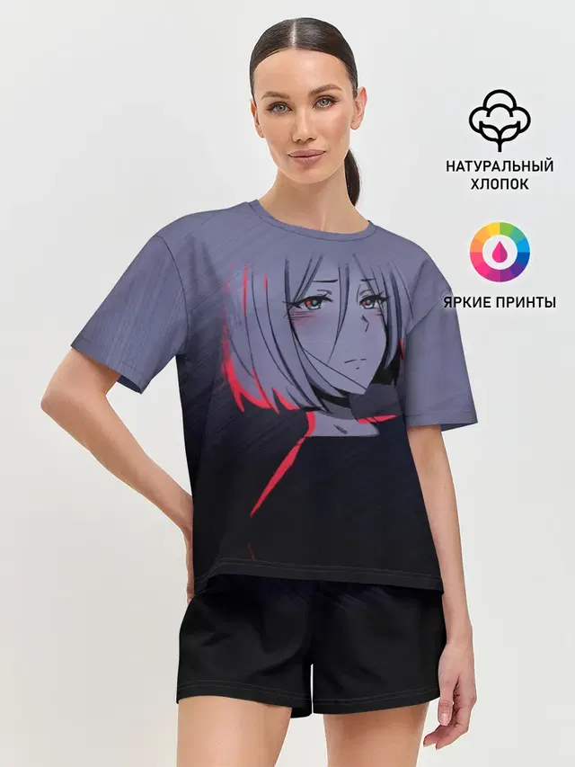 Женская пижама с шортами