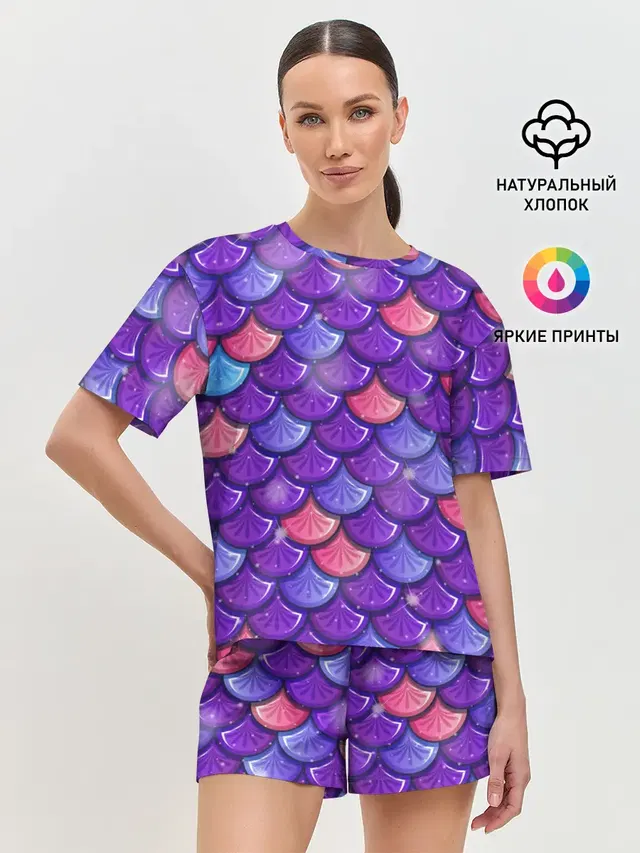 Женская пижама с шортами