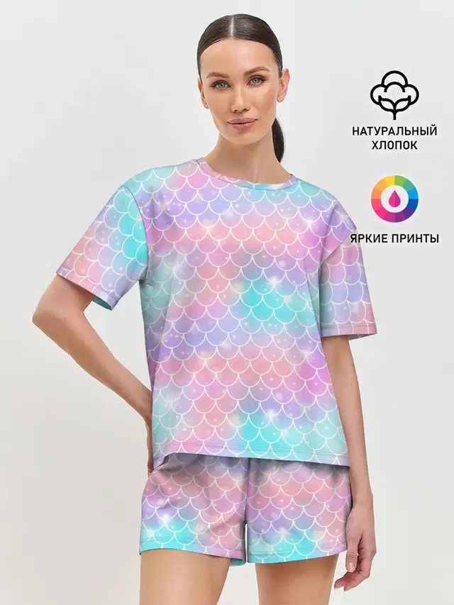 Женская пижама с шортами