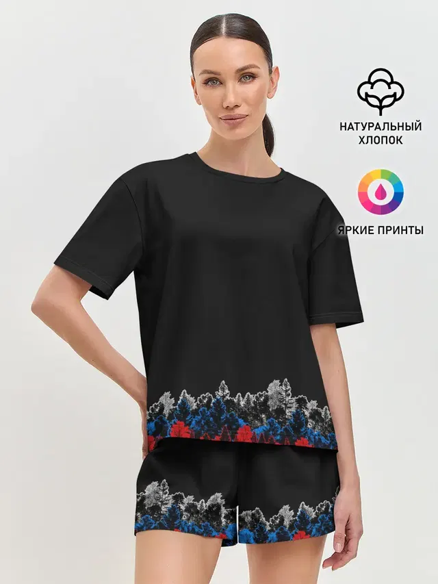 Женская пижама с шортами