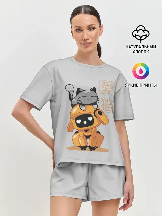 Женская пижама с шортами
