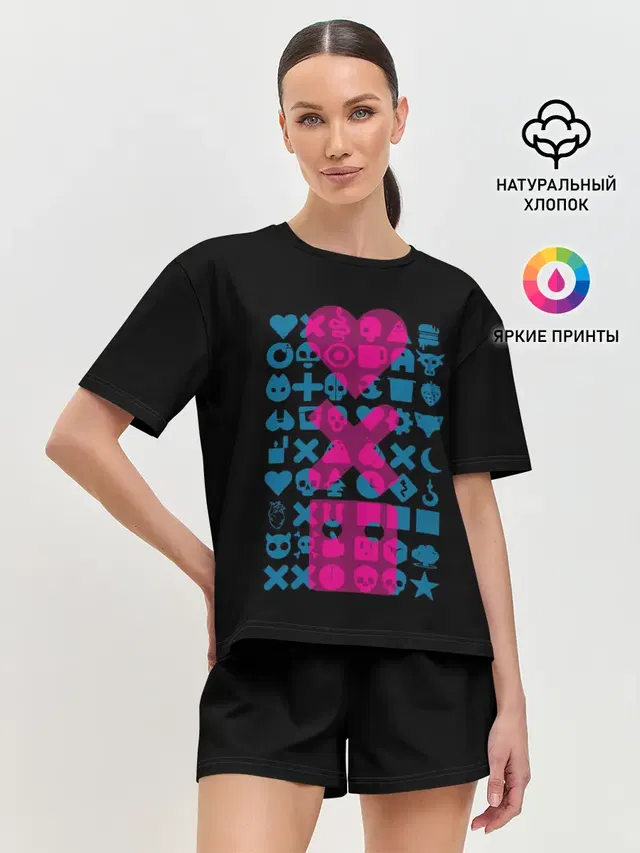 Женская пижама с шортами