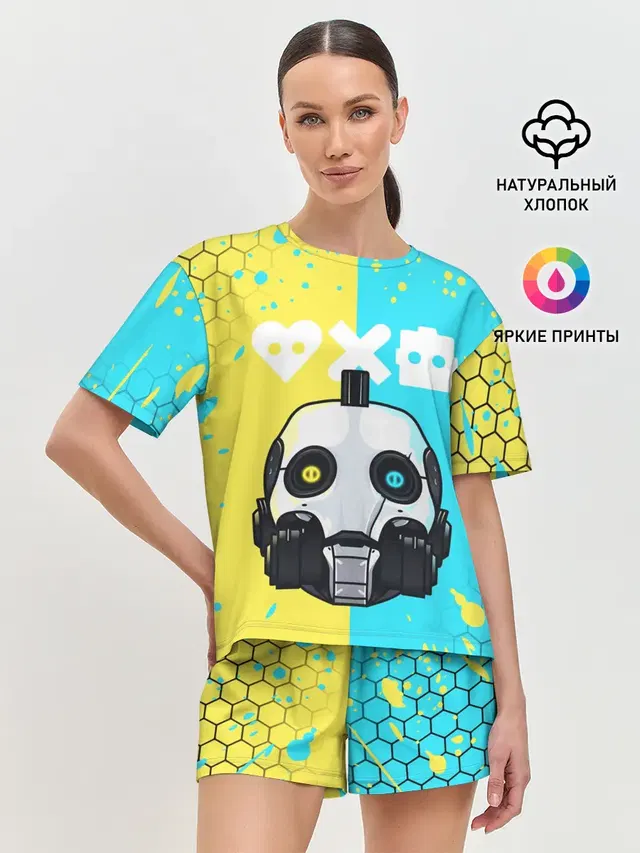 Женская пижама с шортами