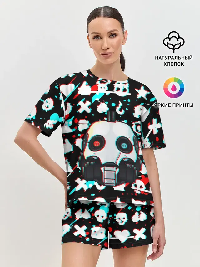 Женская пижама с шортами