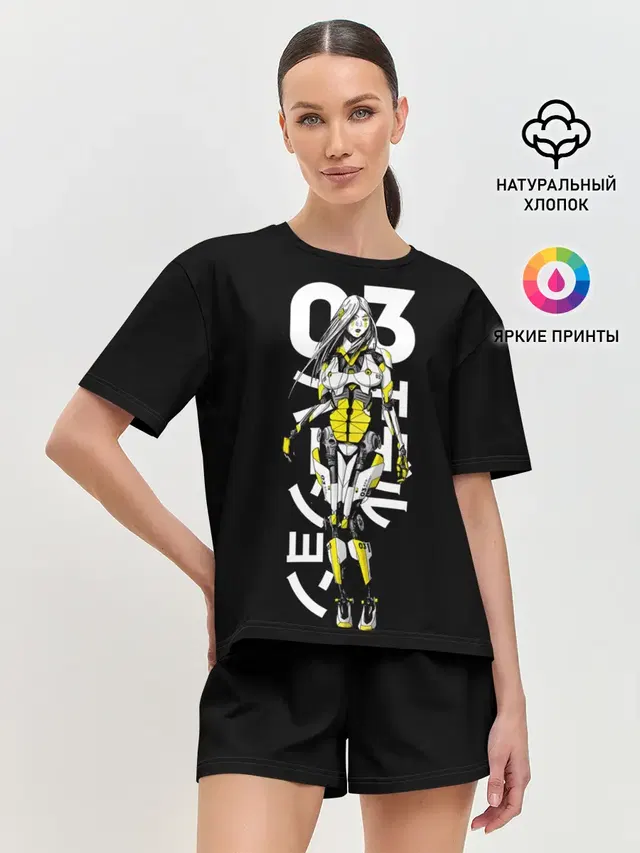 Женская пижама с шортами
