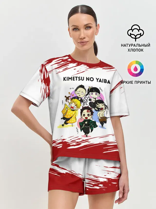 Женская пижама с шортами