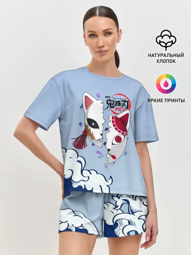 Женская пижама с шортами