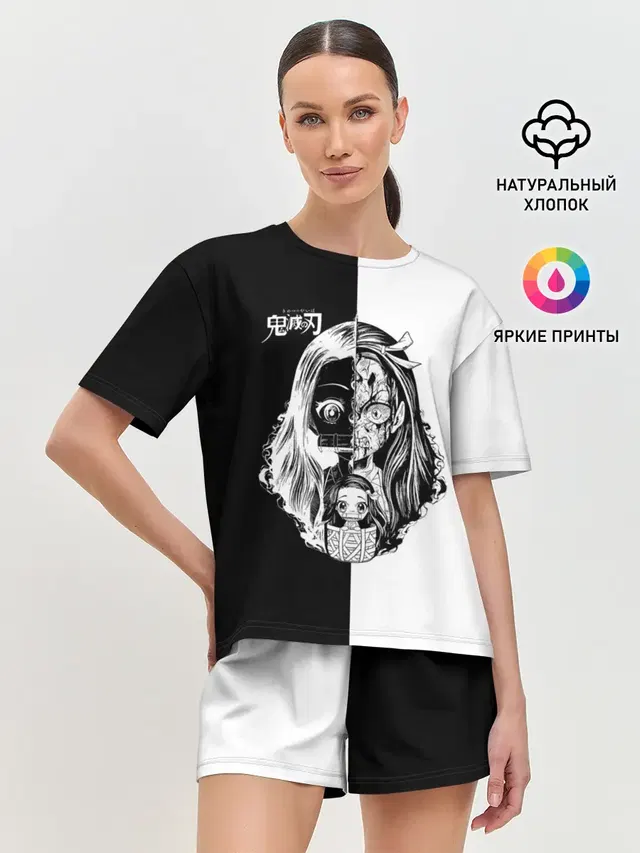 Женская пижама с шортами