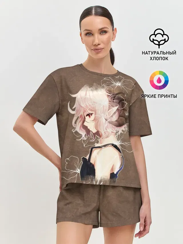 Женская пижама с шортами