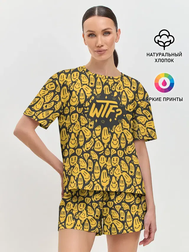 Женская пижама с шортами
