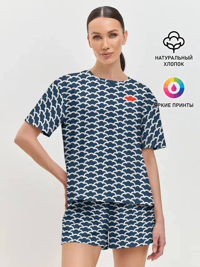 Женская пижама с шортами