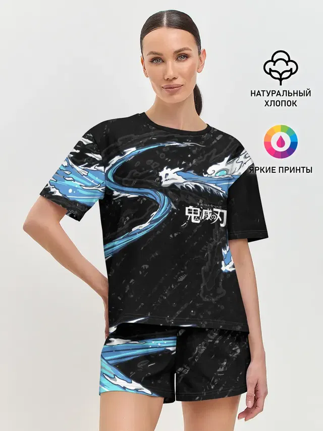 Женская пижама с шортами