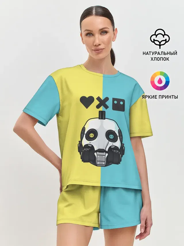 Женская пижама с шортами