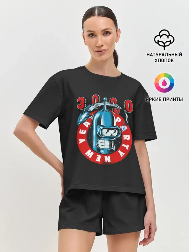 Женская пижама с шортами