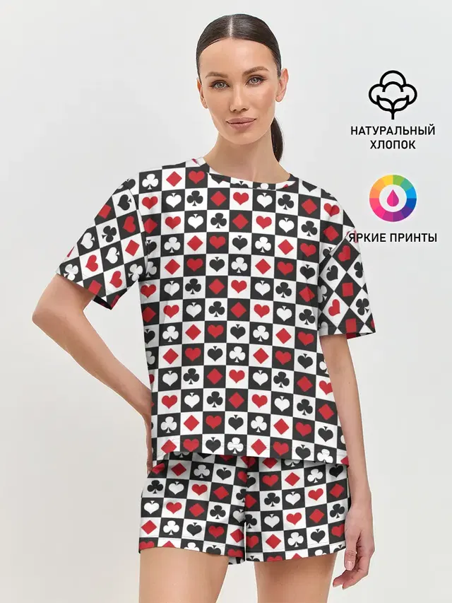 Женская пижама с шортами