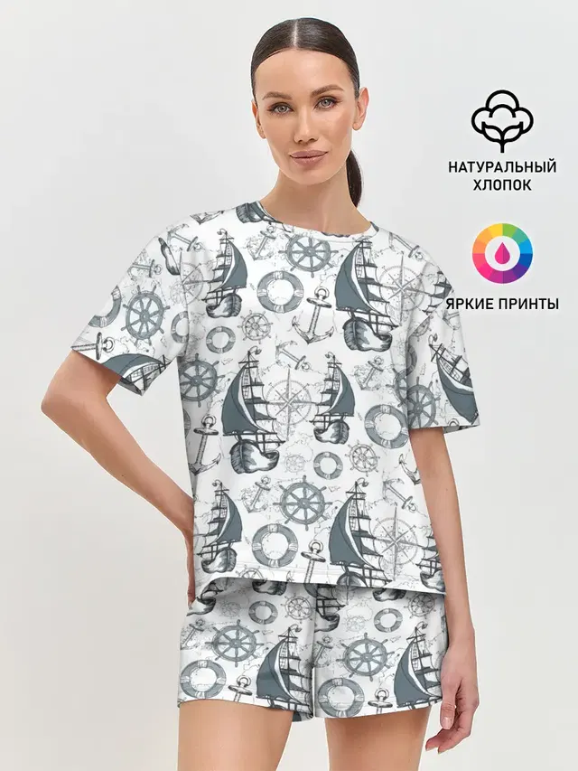 Морской узор Nautical Pattern