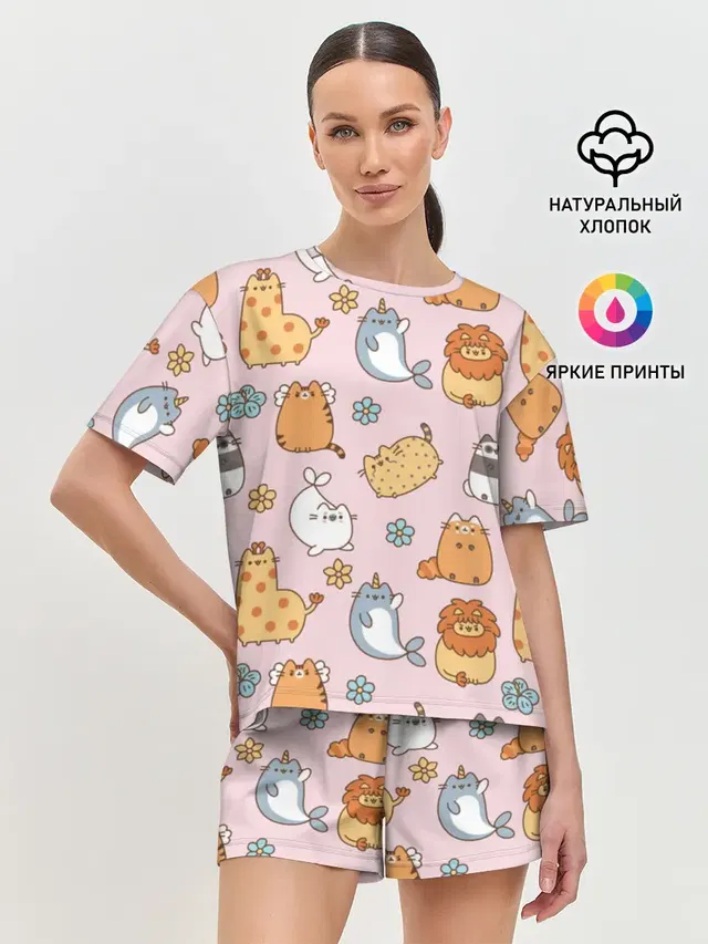 Женская пижама с шортами