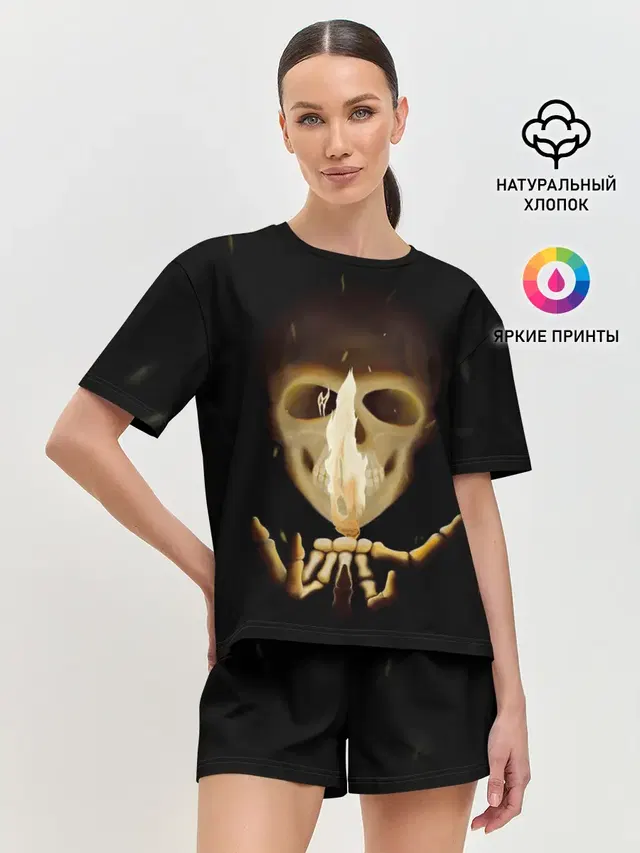 Женская пижама с шортами
