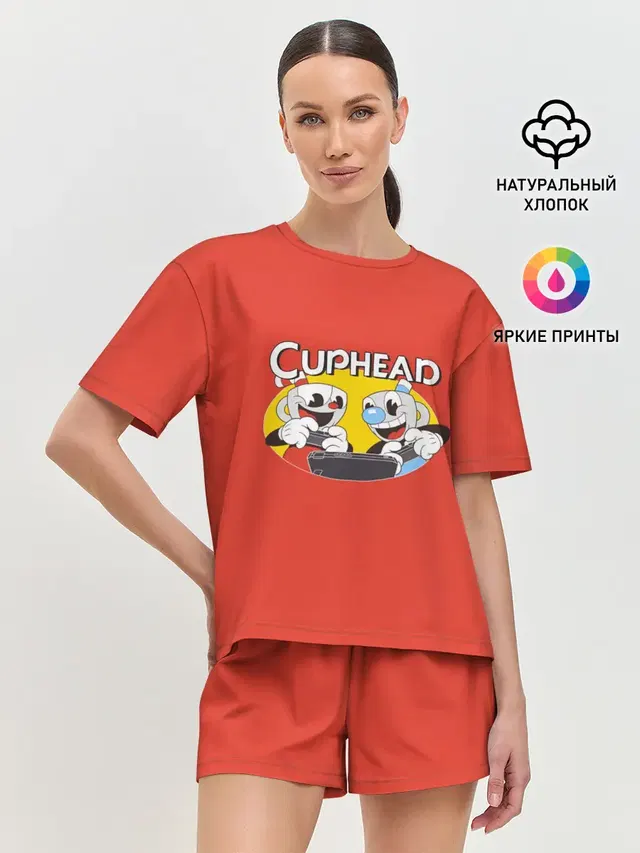 Женская пижама с шортами