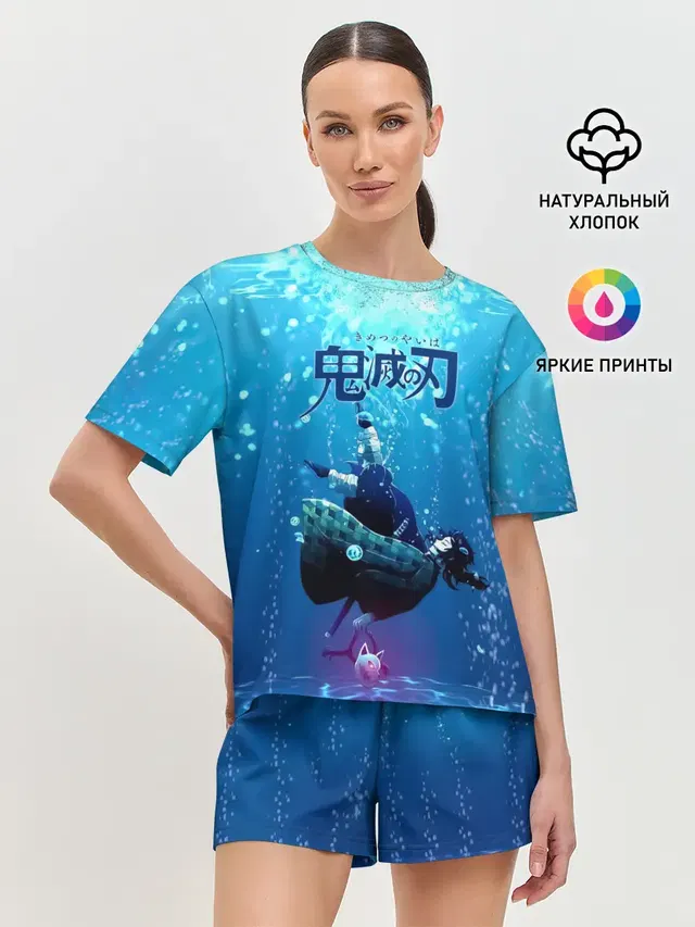 Женская пижама с шортами