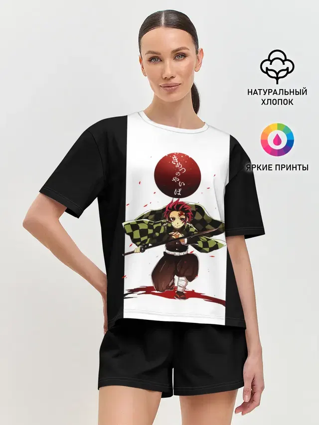 Женская пижама с шортами