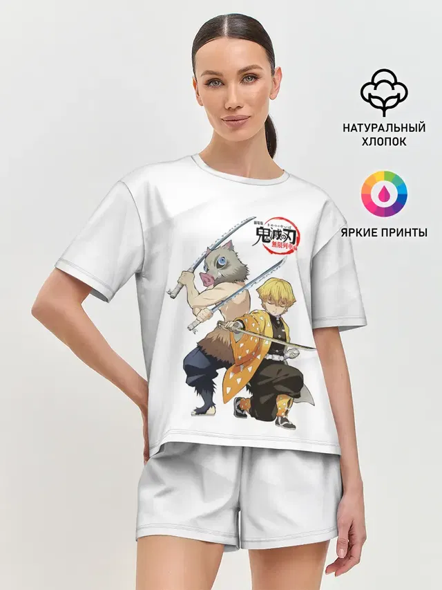 Женская пижама с шортами