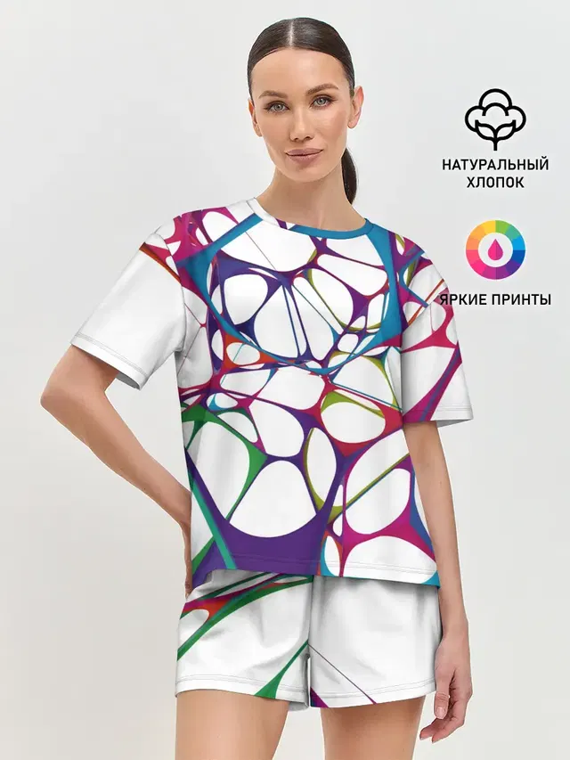Женская пижама с шортами