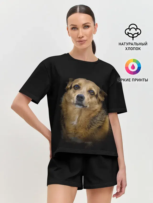 Женская пижама с шортами