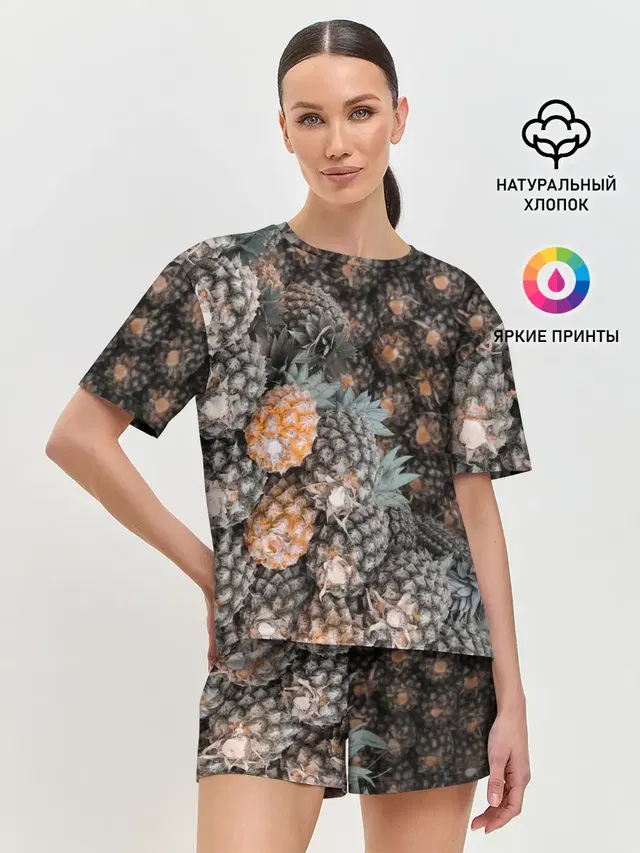 Женская пижама с шортами