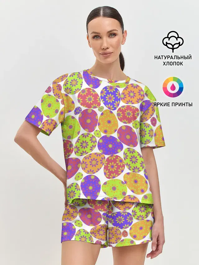 Женская пижама с шортами