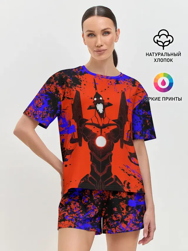 Женская пижама с шортами
