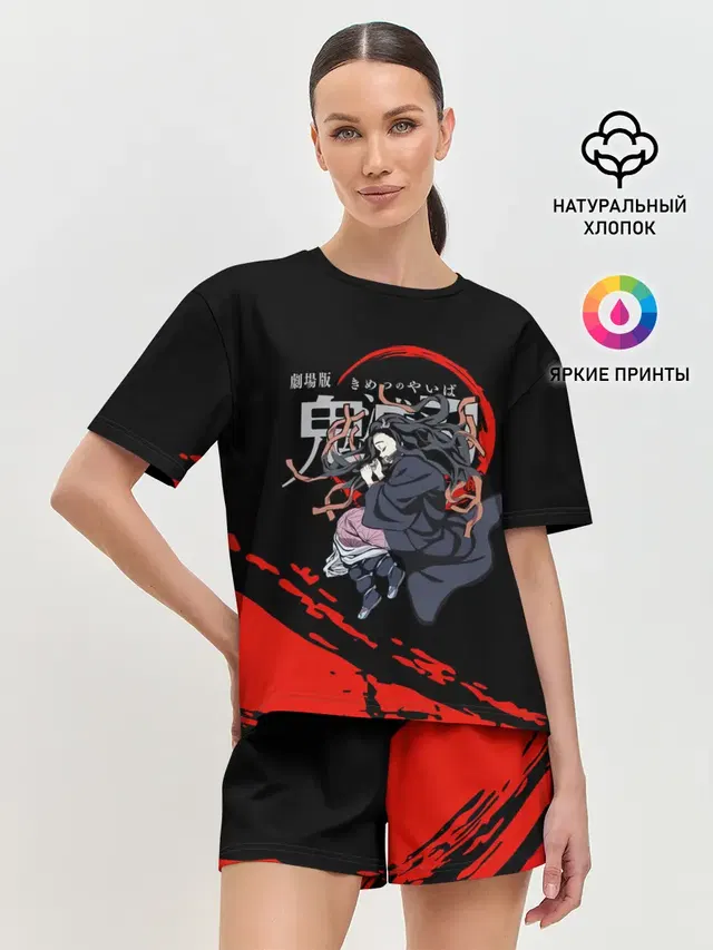 Женская пижама с шортами