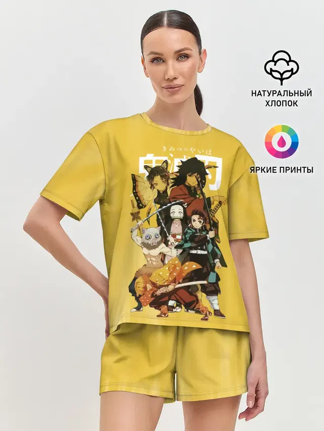 Женская пижама с шортами