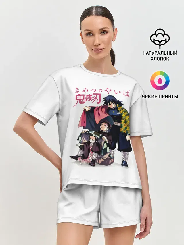 Женская пижама с шортами