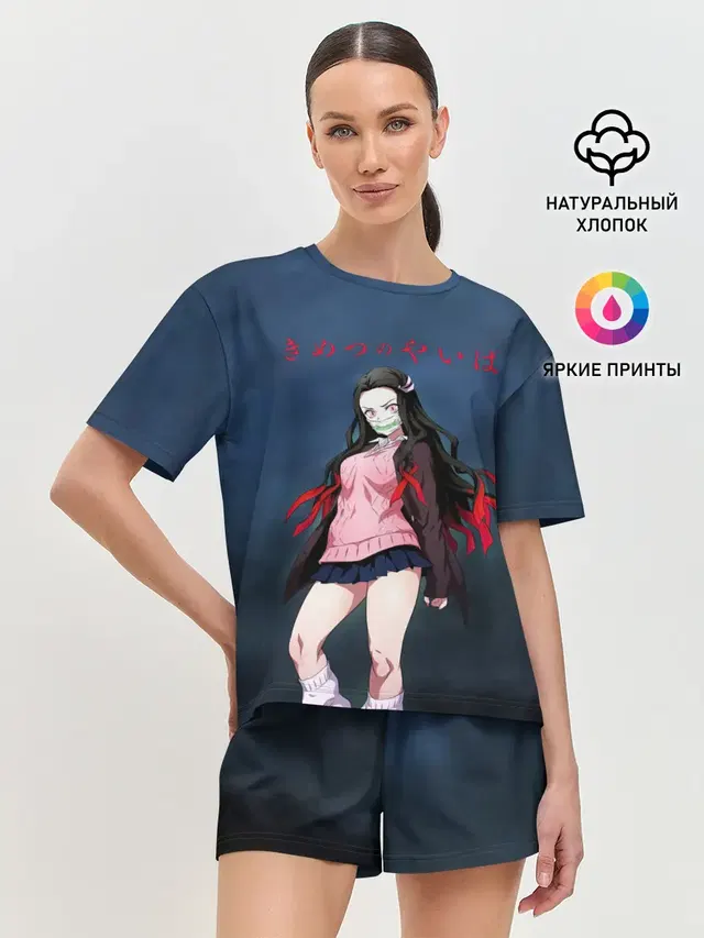 Женская пижама с шортами