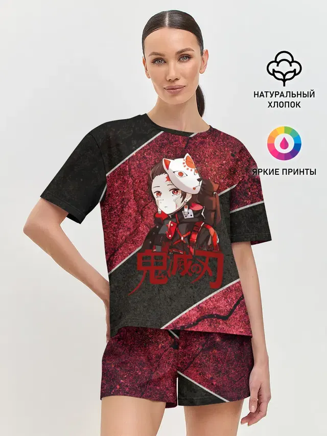 Женская пижама с шортами