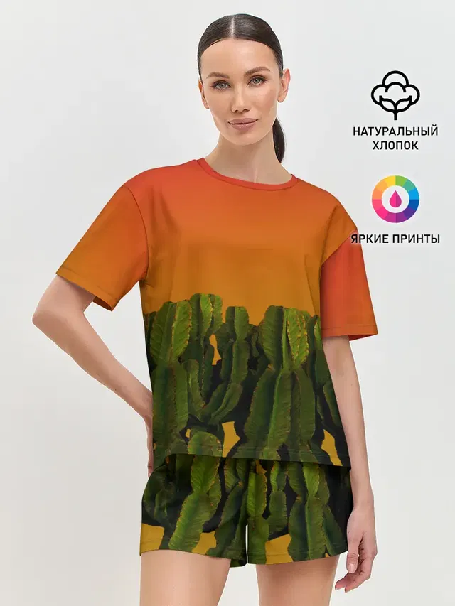Женская пижама с шортами