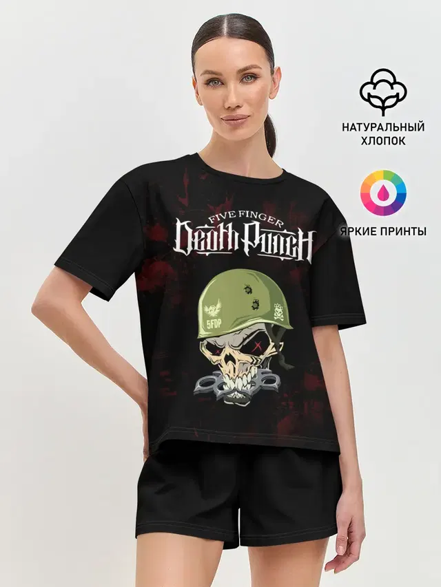 Женская пижама с шортами
