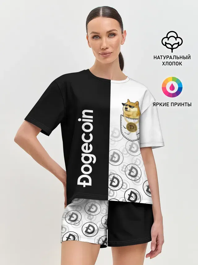 Женская пижама с шортами