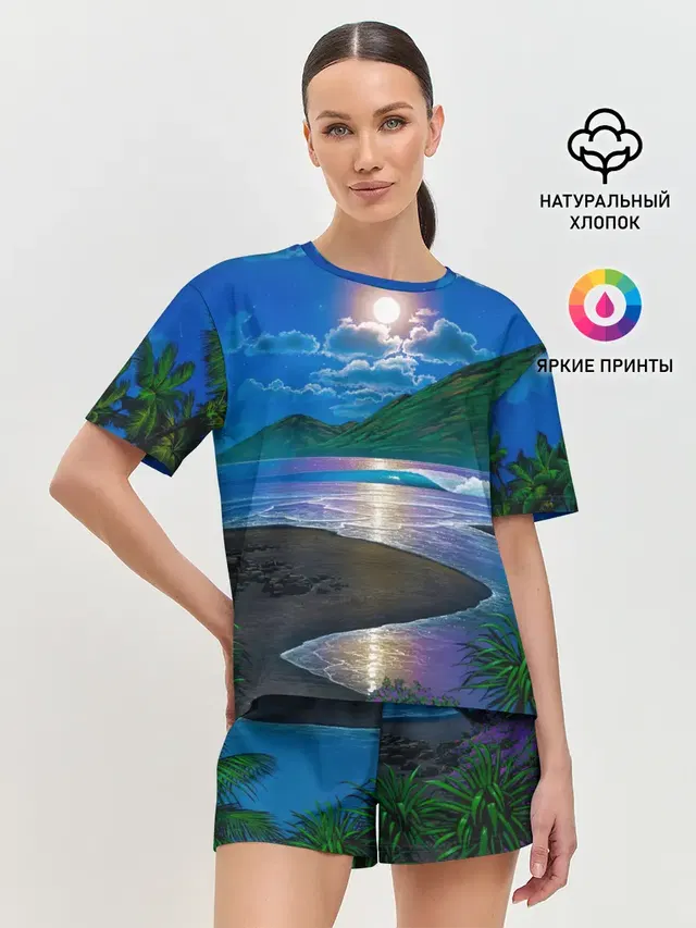 Женская пижама с шортами
