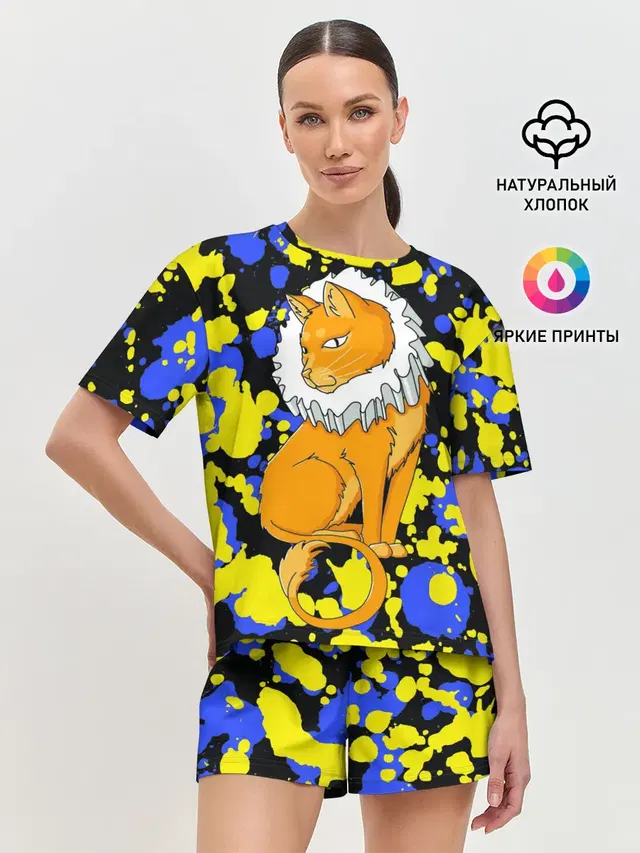 Женская пижама с шортами