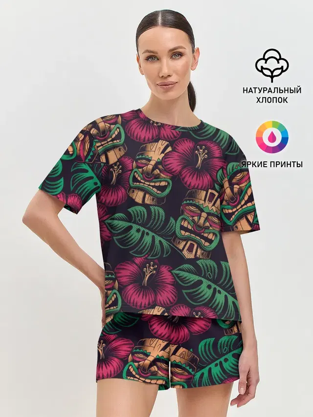 Женская пижама с шортами