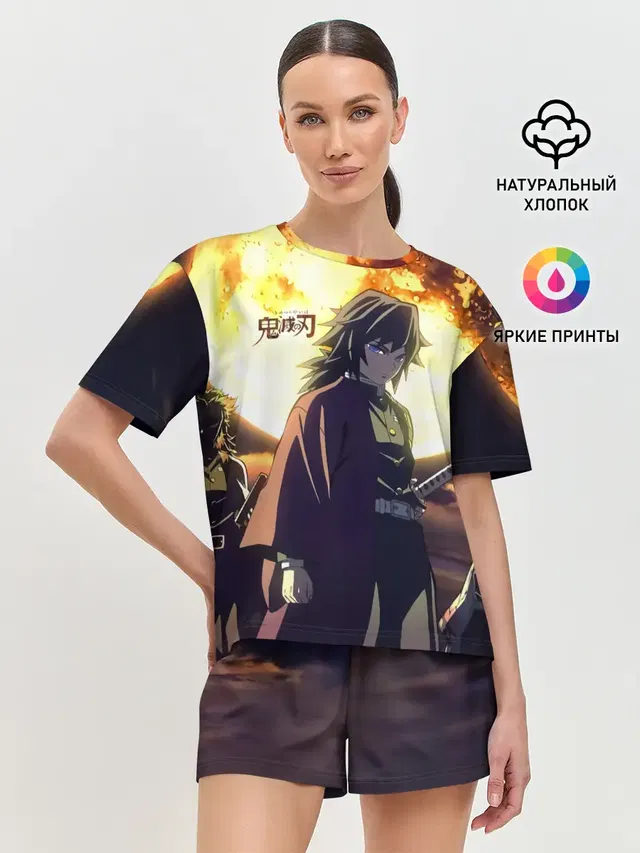 Женская пижама с шортами
