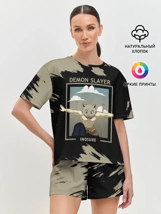 Женская пижама с шортами